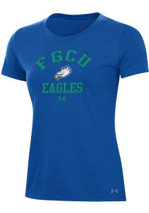 Under Armour Florida Gulf Coast Eagles Womens Blue Performance Short Sleeve T-Shirt
