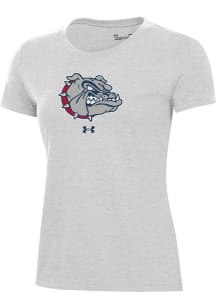 Under Armour Gonzaga Bulldogs Womens Grey Performance Short Sleeve T-Shirt