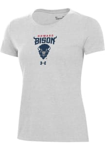 Under Armour Howard Bison Womens Grey Performance Short Sleeve T-Shirt