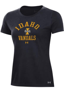 Under Armour Idaho Vandals Womens Black Performance Short Sleeve T-Shirt
