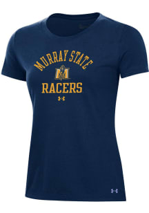 Under Armour Murray State Racers Womens Blue Performance Short Sleeve T-Shirt