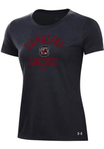 Under Armour South Carolina Gamecocks Womens Black Performance Short Sleeve T-Shirt