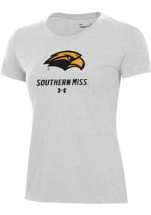 Under Armour Southern Mississippi Golden Eagles Womens Grey Performance Short Sleeve T-Shirt