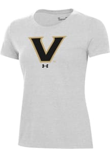 Under Armour Vanderbilt Commodores Womens Grey Performance Short Sleeve T-Shirt