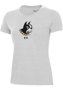 Under Armour Wofford Terriers Womens Grey Performance Short Sleeve T-Shirt