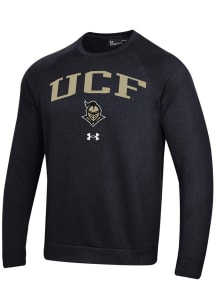Under Armour UCF Knights Mens Black Rival Long Sleeve Crew Sweatshirt