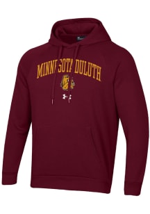 Under Armour UMD Bulldogs Mens Red Rival Long Sleeve Hoodie
