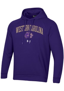 Under Armour Western Carolina Mens Purple Rival Long Sleeve Hoodie