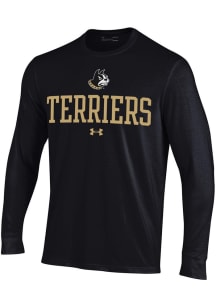 Under Armour Wofford Terriers Black Performance Long Sleeve T Shirt