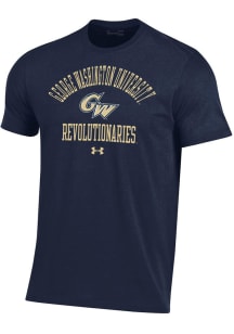 Under Armour George Washington Revolutionaries Blue Performance Short Sleeve T Shirt