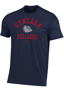 Under Armour Gonzaga Bulldogs Blue Performance Short Sleeve T Shirt