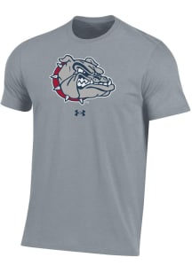 Under Armour Gonzaga Bulldogs Grey Performance Short Sleeve T Shirt