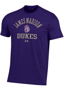 Under Armour James Madison Dukes Purple Performance Short Sleeve T Shirt