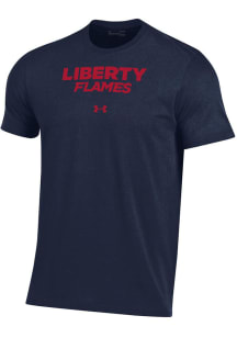 Under Armour Liberty Flames Blue Performance Short Sleeve T Shirt