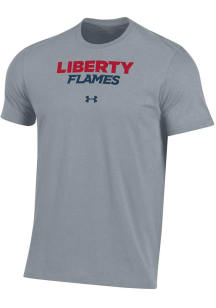 Under Armour Liberty Flames Grey Performance Short Sleeve T Shirt