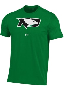 Under Armour North Dakota Fighting Hawks Green Performance Short Sleeve T Shirt
