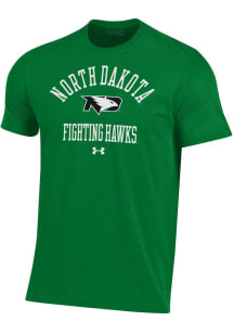 Under Armour North Dakota Fighting Hawks Green Arched Performance Short Sleeve T Shirt