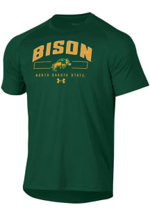 Under Armour North Dakota State Bison Green Tech Short Sleeve T Shirt