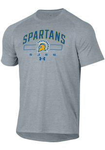 Under Armour San Jose State Spartans Grey Tech Short Sleeve T Shirt