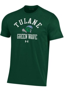 Under Armour Tulane Green Wave Green Performance Short Sleeve T Shirt