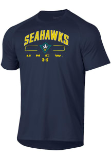 Under Armour UNCW Seahawks Blue Tech Short Sleeve T Shirt