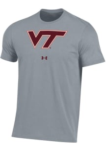 Under Armour Virginia Tech Hokies Grey Performance Short Sleeve T Shirt