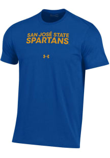 Under Armour San Jose State Spartans Blue Performance Short Sleeve T Shirt