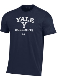 Under Armour Yale Bulldogs Blue Performance Short Sleeve T Shirt