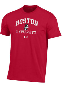 Under Armour Boston Terriers Red Performance Short Sleeve T Shirt