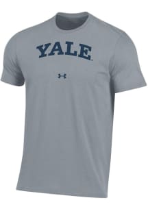 Under Armour Yale Bulldogs Grey Performance Short Sleeve T Shirt