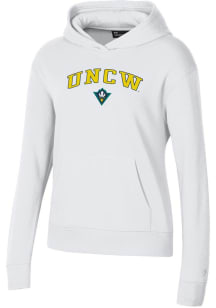 Under Armour UNCW Seahawks Womens White Rival Hooded Sweatshirt