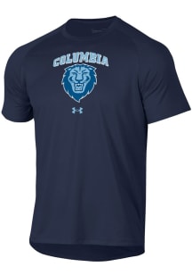 Under Armour Columbia College Cougars Blue Tech Short Sleeve T Shirt