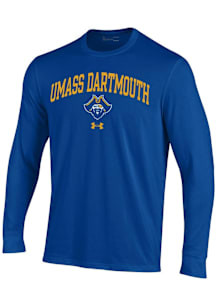 Under Armour University of Massachusetts Dartmouth Blue Performance Long Sleeve T Shirt