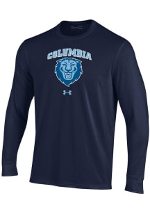 Under Armour Columbia College Cougars Blue Performance Long Sleeve T Shirt