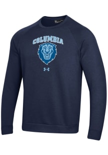 Under Armour Columbia College Cougars Mens Blue Rival Long Sleeve Crew Sweatshirt
