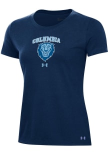 Under Armour Columbia College Cougars Womens Blue Performance Short Sleeve T-Shirt
