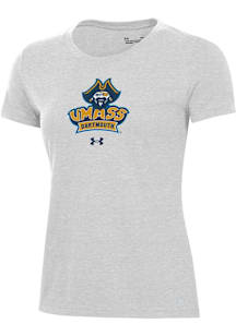 Under Armour University of Massachusetts Dartmouth Womens Silver Performance Short Sleeve T-Shirt