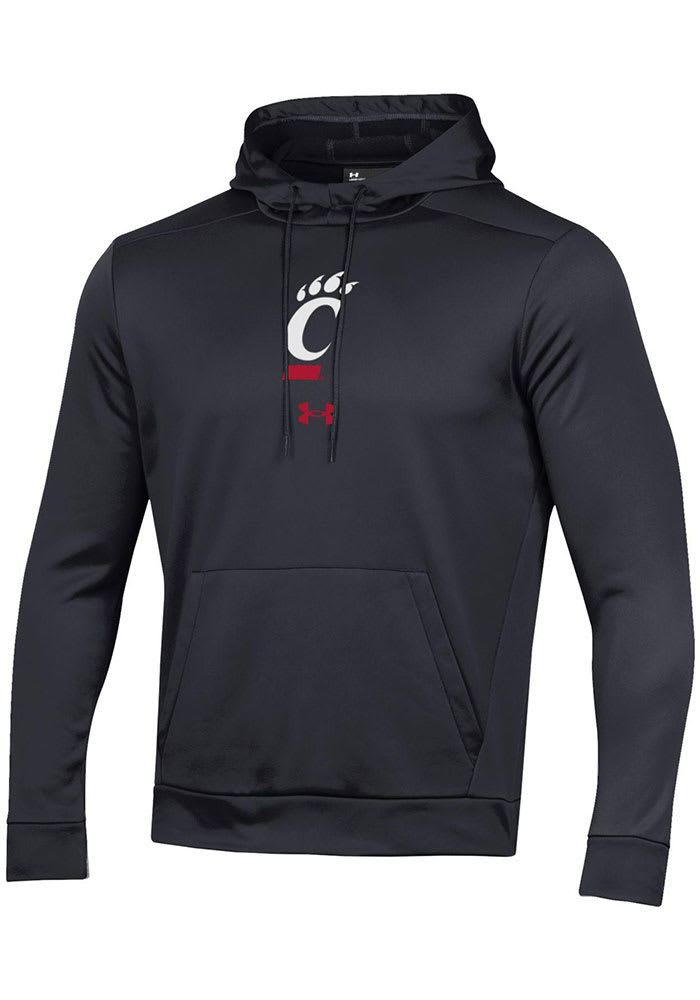 Under Armour Cincinnati Bearcats Mens Black Fleece Design Hood