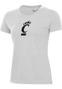 Cincinnati Bearcats Silver Under Armour Performance Short Sleeve T-Shirt