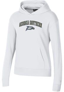 Under Armour Georgia Southern Eagles Womens White Rival Hooded Sweatshirt