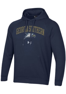 Under Armour Georgia Southern Eagles Mens Blue Rival Long Sleeve Hoodie