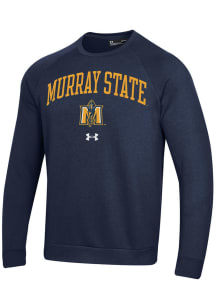 Under Armour Murray State Racers Mens Blue Rival Long Sleeve Crew Sweatshirt