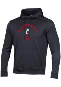 Mens Cincinnati Bearcats Black Under Armour Fleece Long Sleeve Hoodie