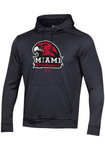 Under Armour Miami RedHawks Mens Black Fleece Hood