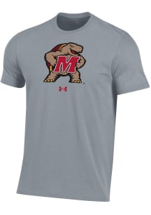 Under Armour Maryland Terrapins Grey Performance Design Short Sleeve T Shirt