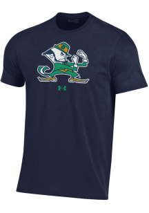 Under Armour Notre Dame Fighting Irish Blue Logo Performance Short Sleeve T Shirt
