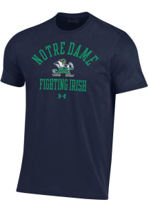 Under Armour Notre Dame Fighting Irish Blue Performance Short Sleeve T Shirt