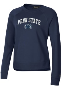 Under Armour Penn State Nittany Lions Womens Blue Rival Crew Sweatshirt