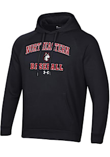 Under Armour Northeastern Huskies Mens Black Baseball Rival Long Sleeve Hoodie