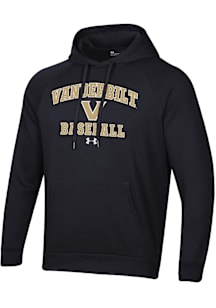 Under Armour Vanderbilt Commodores Mens Black Baseball Rival Long Sleeve Hoodie
